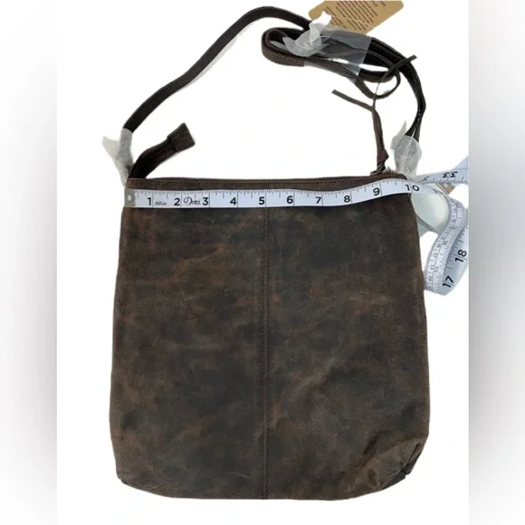 Leather ESTALON Crossbody Bag - Picture 6 of 16